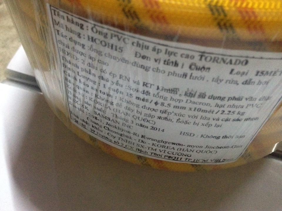 Ống hơi, rửa xe Tomado
